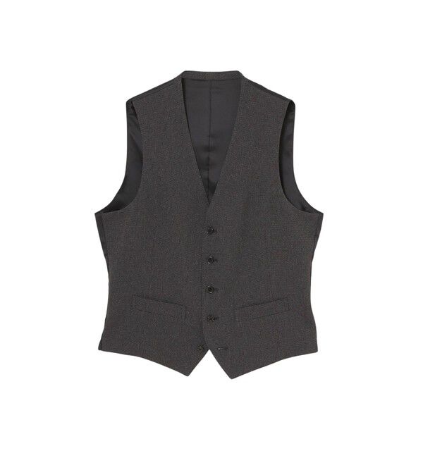 MACKINTOSH PHILOSOPHY「トロッター ウェストコート ピンヘッドストレッチ」|その他|チャコールグレー