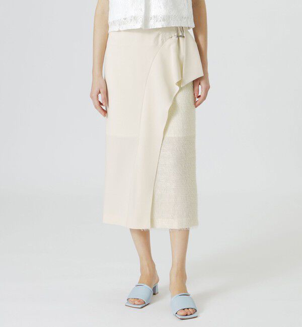  「コラムスカート」|スカート|ホワイト