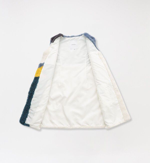  「ブロッキングファーコンビベスト」|ブルゾン・スタジャン|