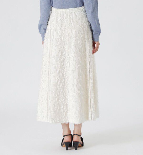  「カットジャカードフレアスカート」|スカート|