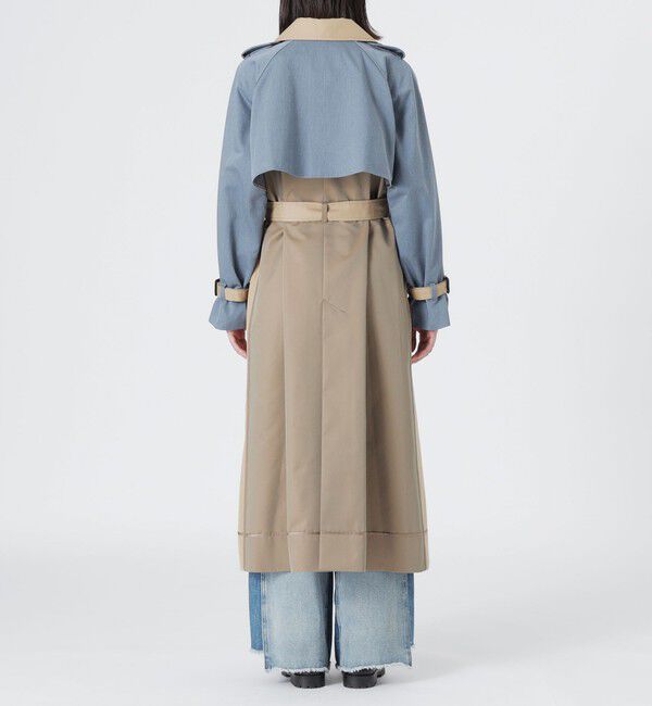  「ブロッキングトレンチコート」|トレンチコート|