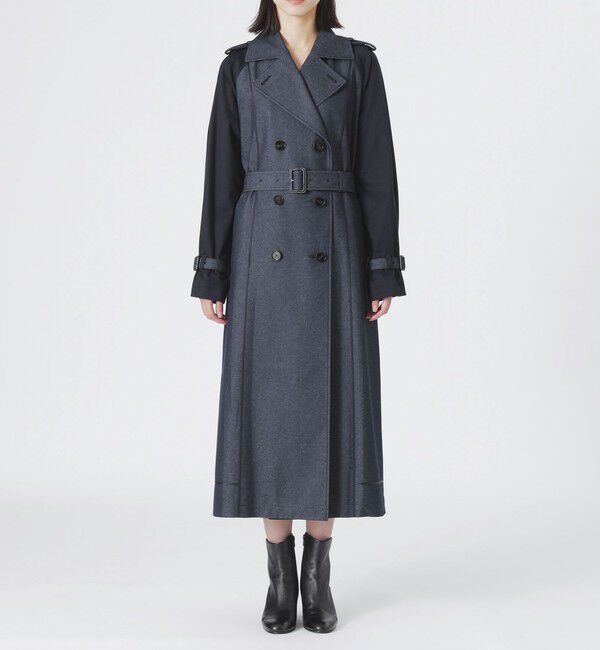  「ブロッキングトレンチコート」|トレンチコート|