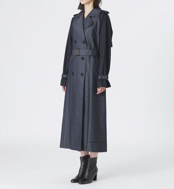  「ブロッキングトレンチコート」|トレンチコート|