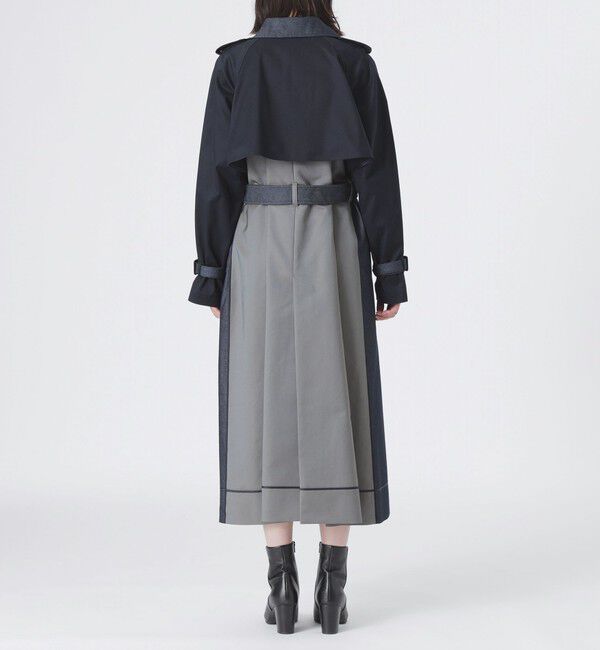  「ブロッキングトレンチコート」|トレンチコート|