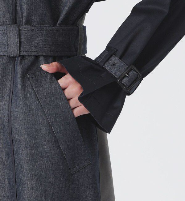  「ブロッキングトレンチコート」|トレンチコート|