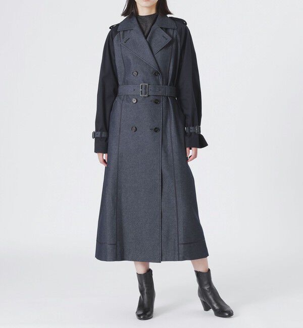  「ブロッキングトレンチコート」|トレンチコート|