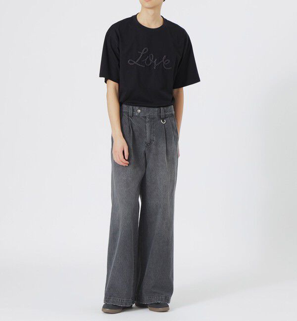  「2タックフェードバギーデニム」|デニム|