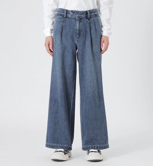  「2タックフェードバギーデニム」|デニム|