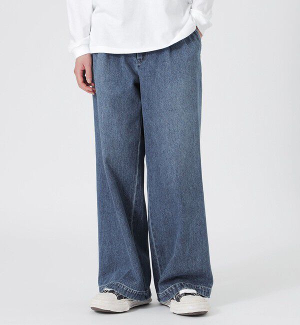  「2タックフェードバギーデニム」|デニム|