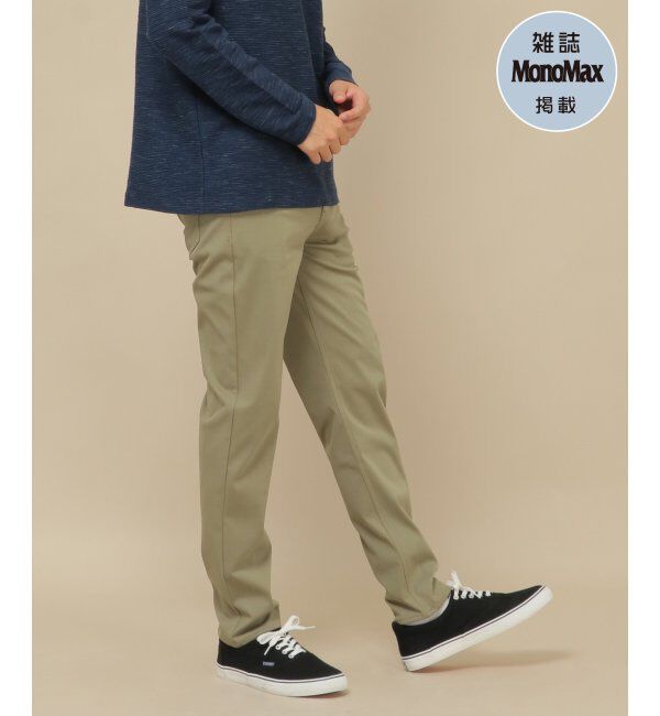 ikka「【雑誌MonoMax4月号掲載】GOKU楽パンツ EASY STRETCH 5ポケット「小泉孝太郎さん着用モデル」」|その他|オリーブ
