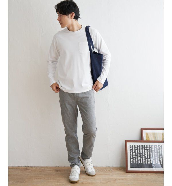 ikka「【雑誌MonoMax4月号掲載】GOKU楽パンツ EASY STRETCH 5ポケット「小泉孝太郎さん着用モデル」」|その他|