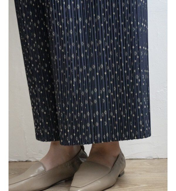 ikka「さらっとプリーツワイドパンツ」|その他|