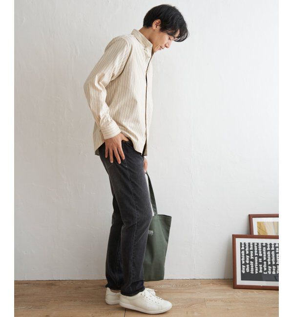 ikka「【吸水速乾】イージーケアオックスボタンダウンシャツ」|シャツ・ブラウス|