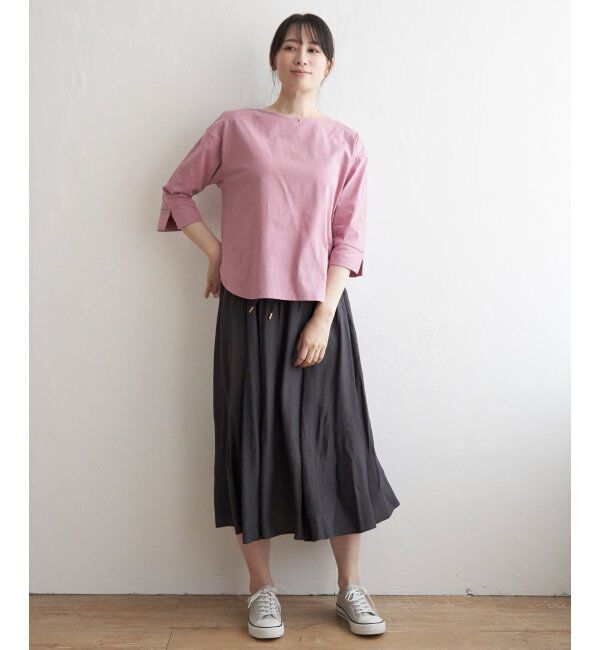 ikka「梨地ジョーゼットプルオーバー」|その他|