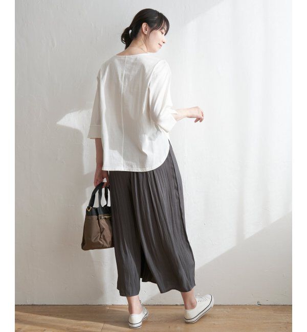 ikka「梨地ジョーゼットプルオーバー」|その他|