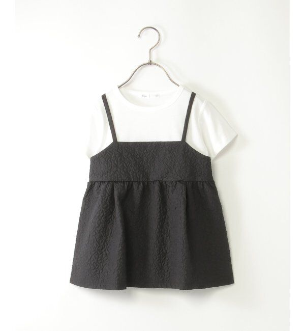 ikka kids「フクレジャガードキャミドッキングプルオーバー（120~160cm）」|シャツ・ブラウス|