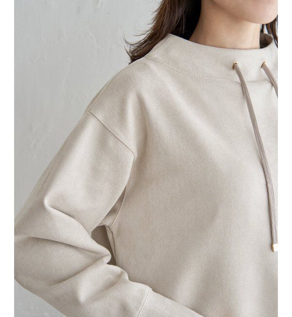 ikka「【親子おそろい】GOKU楽フェイクスエードスピンドルプルオーバー」|パーカー|