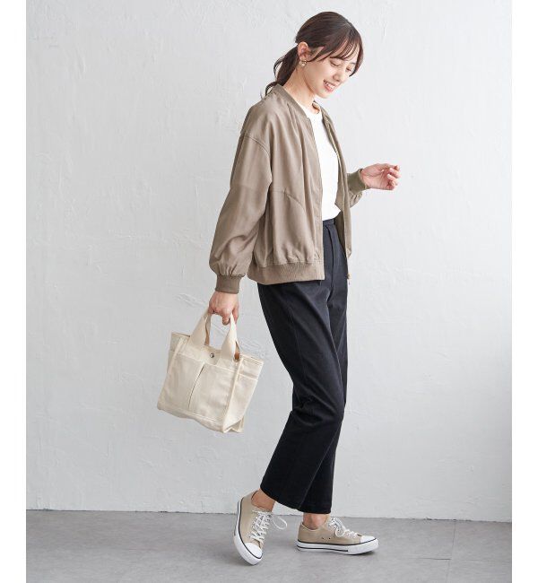 ikka「【雑誌InRed4月号掲載】キャンバスパイピングミニトートバッグ」|トートバッグ|