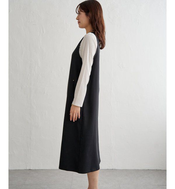 ikka「【2点セット】ジャンパースカートセット」|ワンピース|