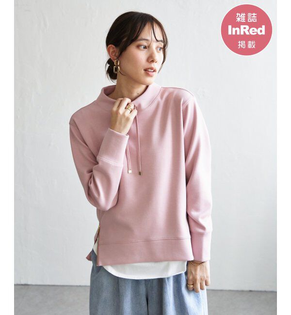 ikka「【雑誌InRed4月号掲載】GOKU楽カノコダンボールプルオーバー【親子コーデ】」|パーカー|ピンク