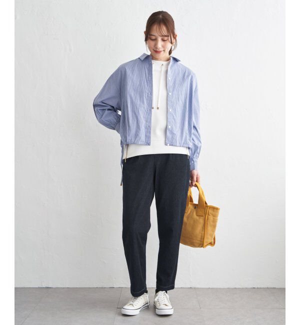 ikka「【雑誌InRed4月号掲載】ドロストロングテールシャツ【親子コーデ】」|シャツ・ブラウス|