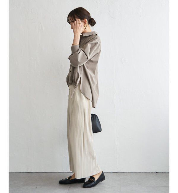 ikka「【雑誌InRed4月号掲載】ドロストロングテールシャツ【親子コーデ】」|シャツ・ブラウス|