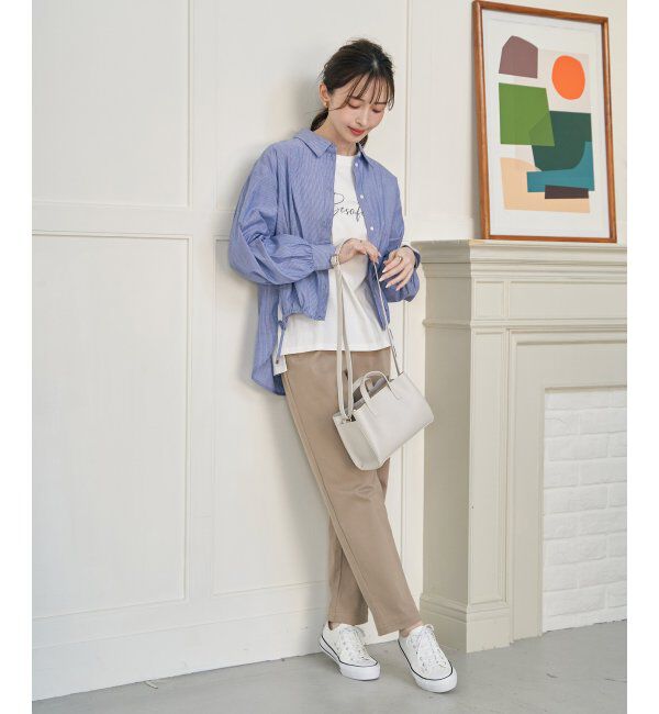 ikka「【雑誌InRed4月号掲載】ドロストロングテールシャツ【親子コーデ】」|シャツ・ブラウス|