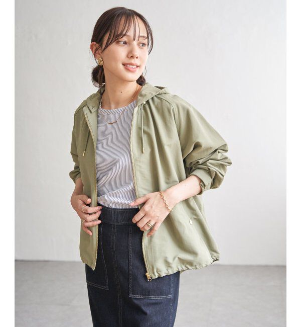 ikka「【雑誌InRed4月号掲載】撥水花粉リリース2WAYマウンテンパーカー【親子コーデ】」|ブルゾン・スタジャン|