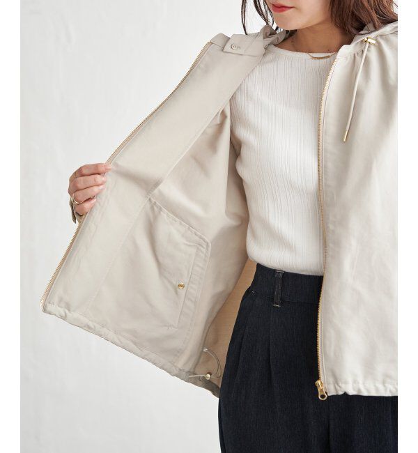 ikka「【雑誌InRed4月号掲載】撥水花粉リリース2WAYマウンテンパーカー【親子コーデ】」|ブルゾン・スタジャン|