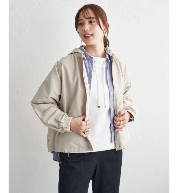 ikka「【雑誌InRed4月号掲載】撥水花粉リリース2WAYマウンテンパーカー【親子コーデ】」|ブルゾン・スタジャン|