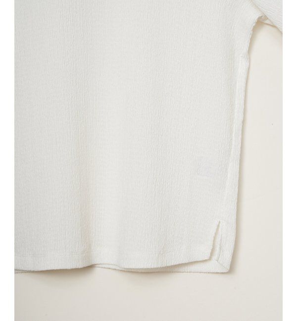 IKKA LOUNGE「ジャガードホイップスリーブプルオーバー」|Tシャツ・カットソー|