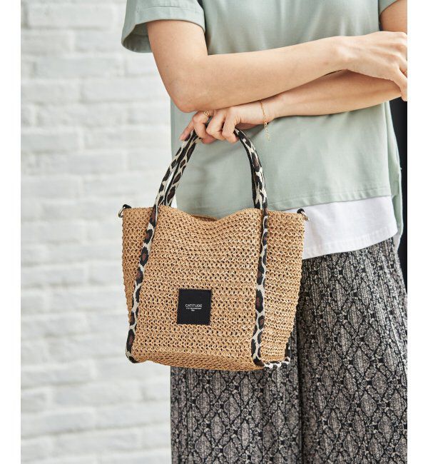 ikka「雑材パイピングトートバッグ」|その他|