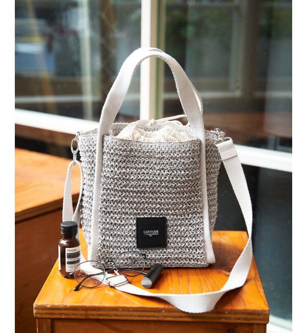 ikka「雑材パイピングトートバッグ」|その他|