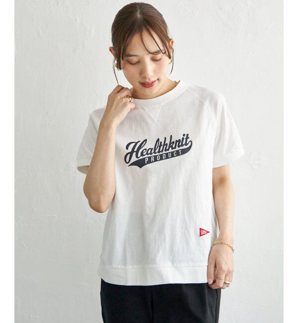 ikka「【接触冷感】Healthknit Product ヘルスニットプロダクト 半袖Tシャツ」|その他|ホワイト