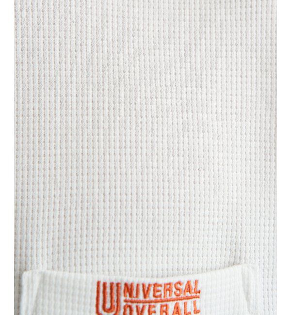 ikka「UNIVERSAL OVERALL ユニバーサルオーバーオール DAILYワンポイント刺繍Tシャツ」|Tシャツ・カットソー|