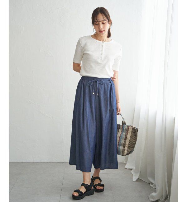 ikka「前後2WAYヘンリーネックプルオーバー」|Tシャツ・カットソー|