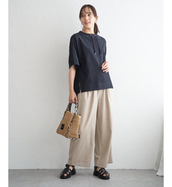 ikka「【接触冷感】鹿の子スピンドルプルオーバー」|その他|