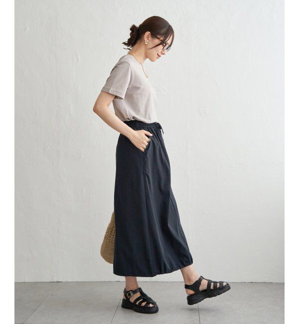 ikka「【接触冷感】鹿の子裾レイヤードプルオーバー」|その他|