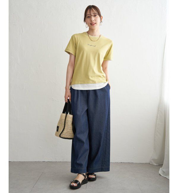 ikka「【接触冷感】鹿の子裾レイヤードプルオーバー」|その他|