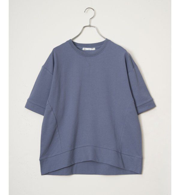 ikka「冷感スウェットライク半袖プルオーバー」|Tシャツ・カットソー|