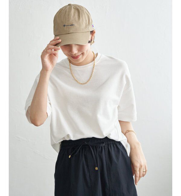 ikka「冷感スウェットライク半袖プルオーバー」|Tシャツ・カットソー|