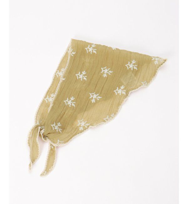 VENCE share style「リーフレースバブーシュカ」|その他|ベージュ