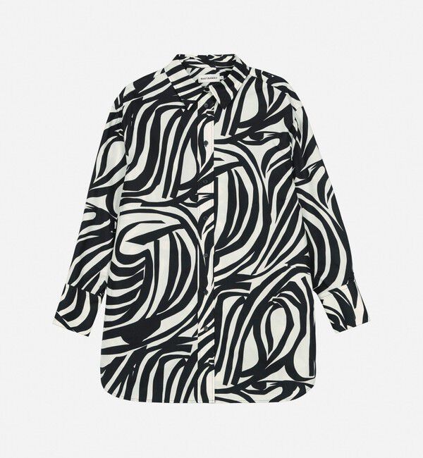 Marimekko「【一部店舗・オンラインストア限定】Nila Jokuraita シャツ」|シャツ・ブラウス|