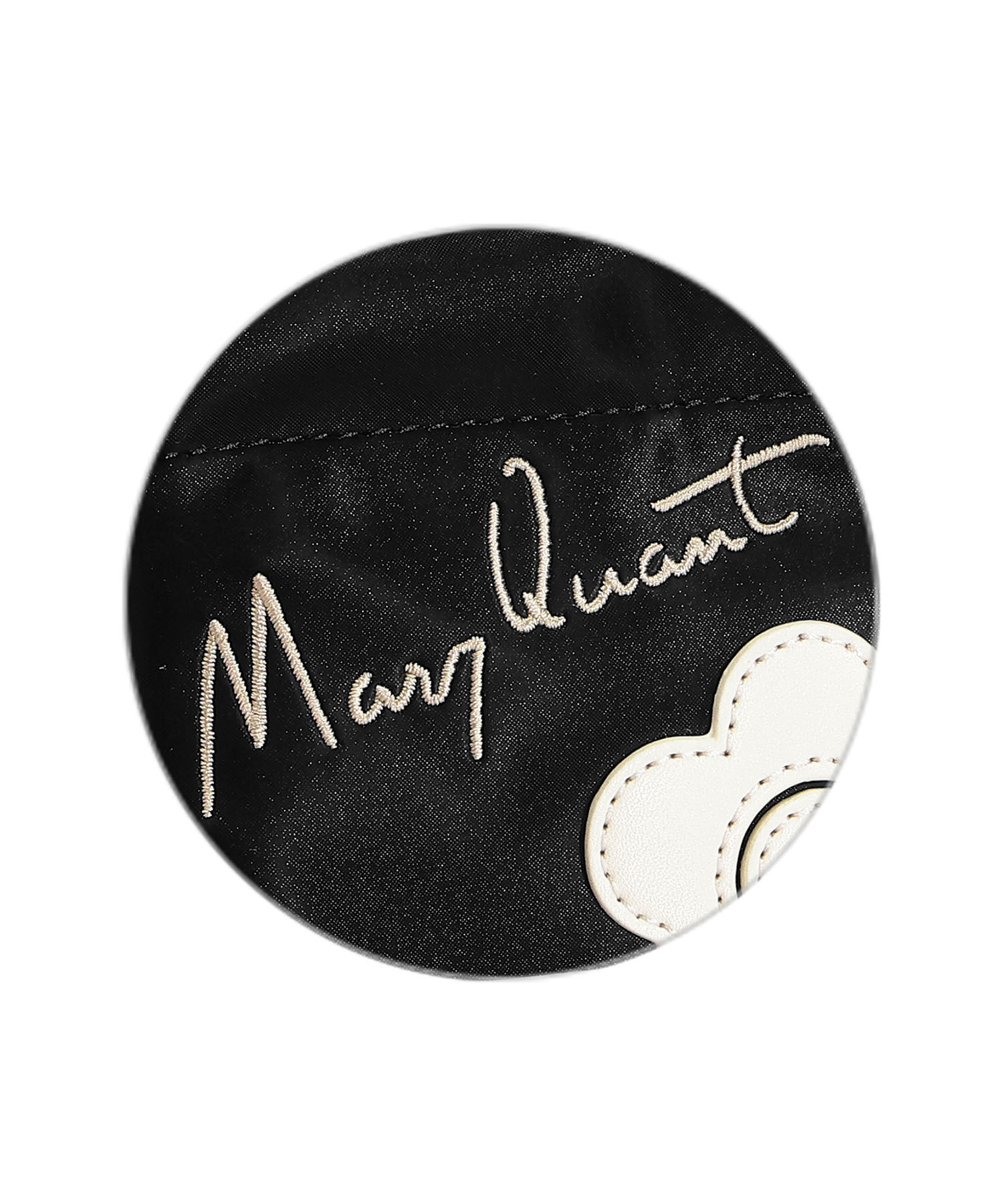 MARY QUANT「サインロゴデイジーパッチ バネクチポーチ」|ポーチ|