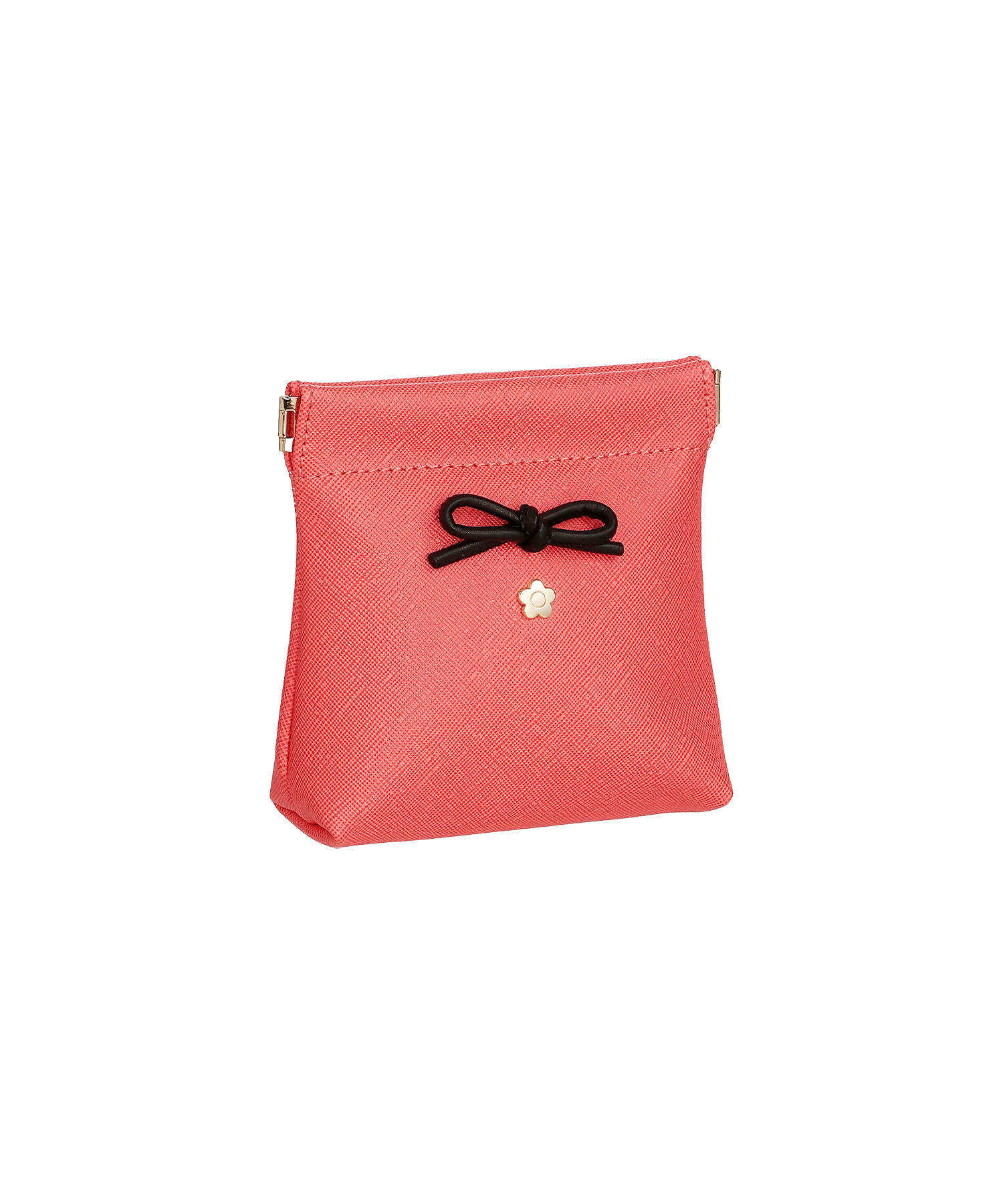 MARY QUANT「サフィアーノリボン バネクチポーチ」|ポーチ|