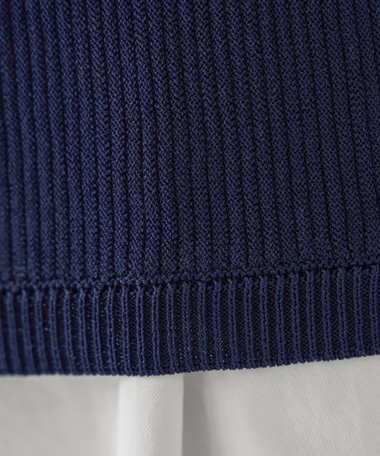 STYLE DELI「デコルテシアー５分袖シャリ感ニットトップス」|ニット・セーター|