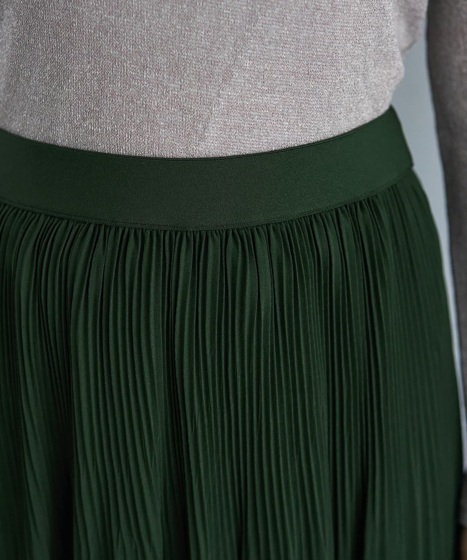 STYLE DELI「シフォンジョーゼットMIXプリーツスカート」|スカート|