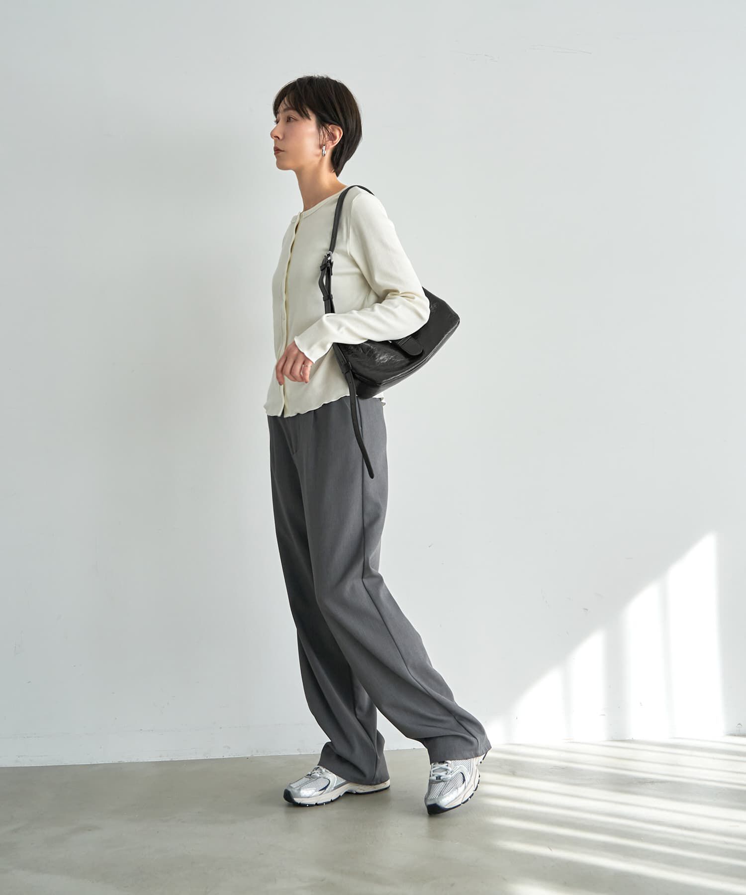 STYLE DELI「メロウ裾カーデ型テレコトップス」|Tシャツ・カットソー|