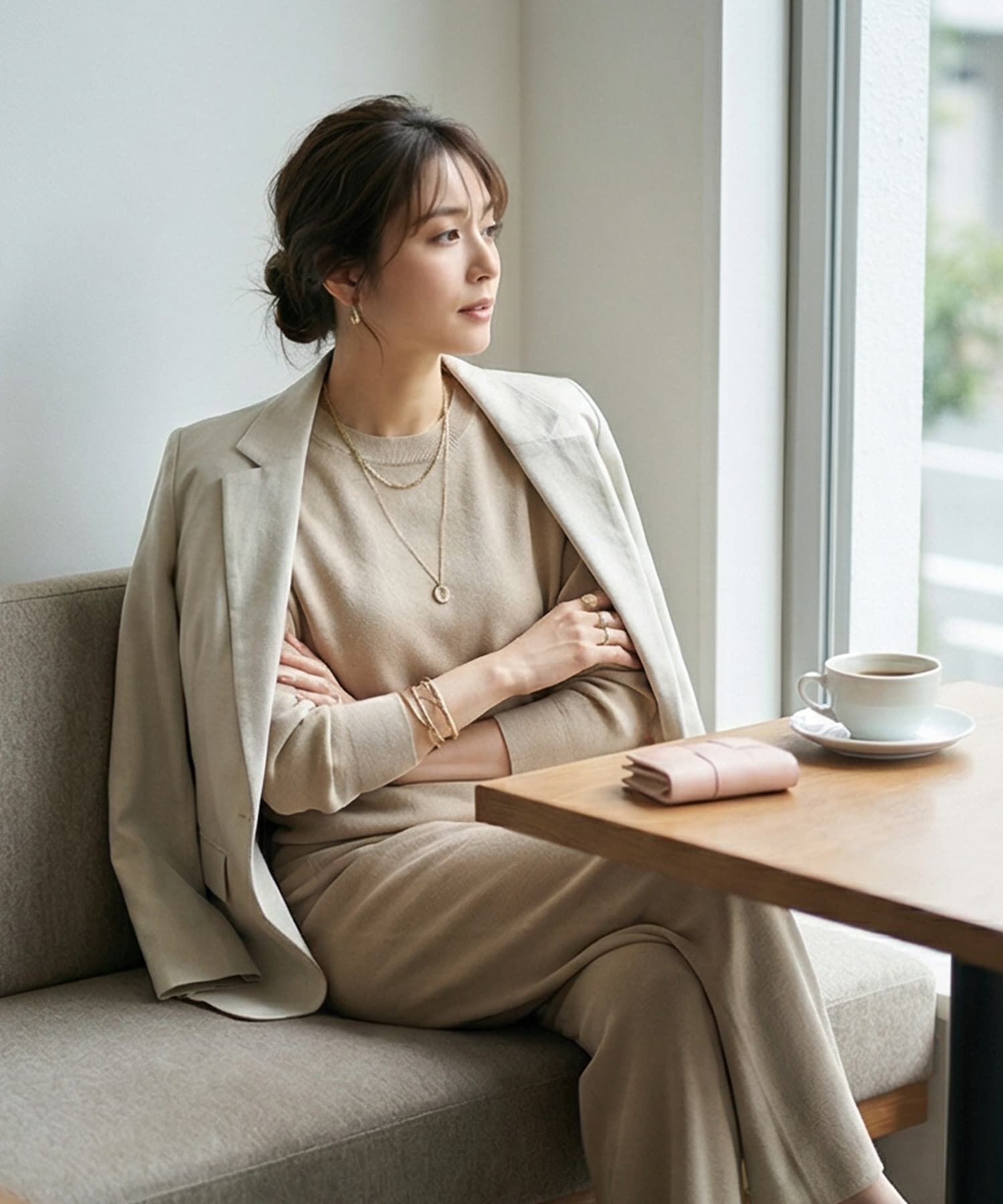 STYLE DELI「【DELI by】編み込みラムレザーカードホルダー」|名刺入れ・カードケース|