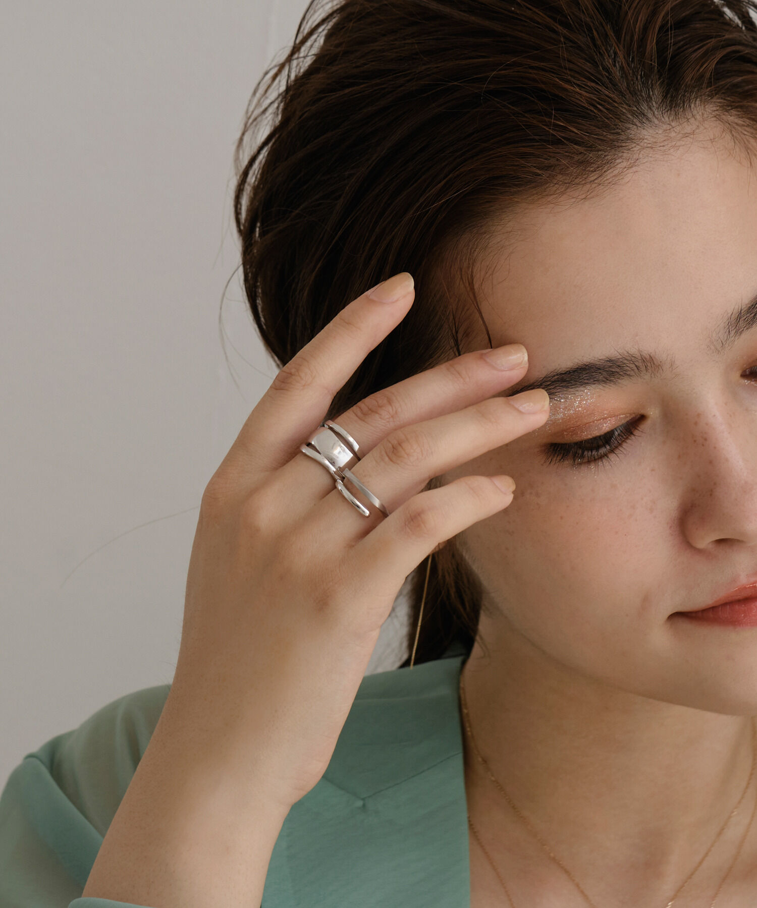 JUPITER「【SV925】ボリュームワイドシルバーリング」|リング|